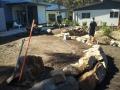 Seamist Close Murrays Beach Project Excavations & Levelling, Sandstone Boulder Walls, Charcoal Paving, Timber & Sandstone Steps, Lawns, Gardens & Decorative Gravels